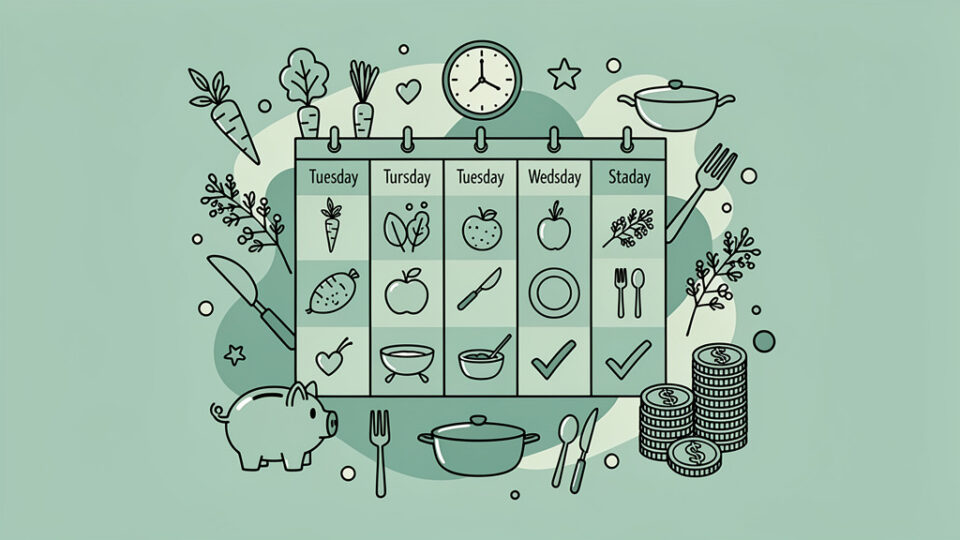 Szablon planowania posiłków na cały tydzień: Oszczędzaj czas i pieniądze